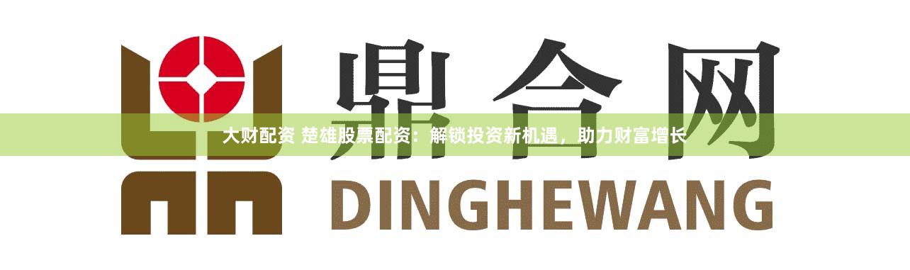 大财配资 楚雄股票配资：解锁投资新机遇，助力财富增长
